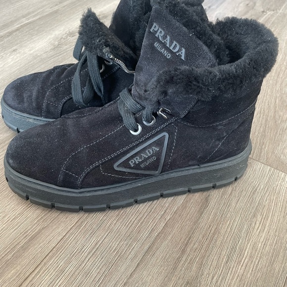 Prada winter suede boots - Picture 2 of 4